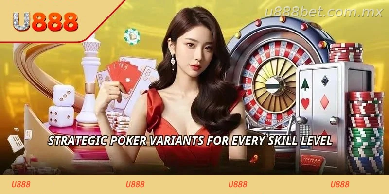 Strategic poker variants for every skill level